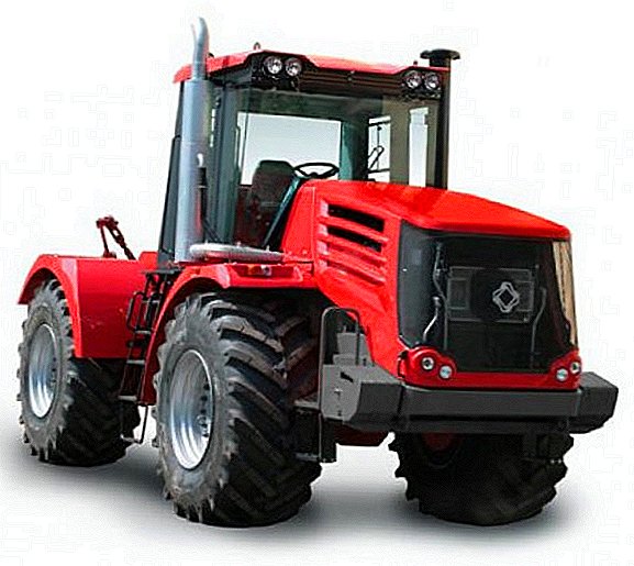 Tractor agrícola K-744: capacidades técnicas del modelo.