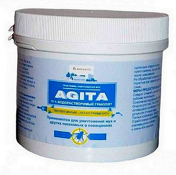 Traitement insecticide contre les mouches Agita: Instructions