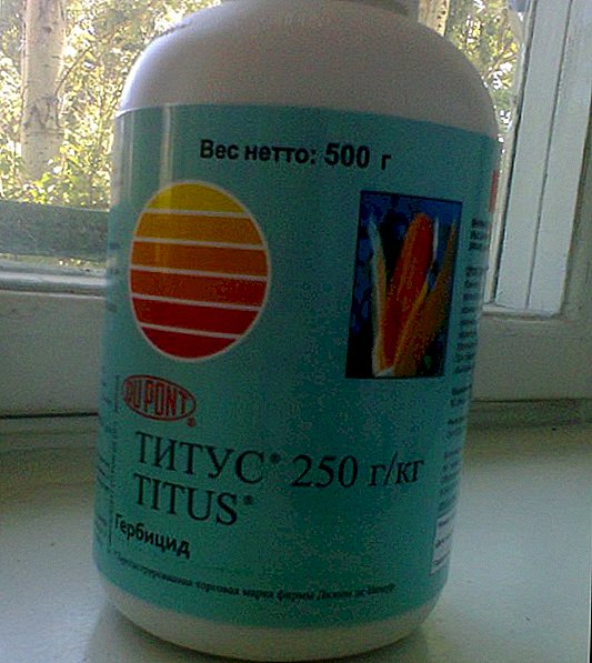 Instrucciones de uso del herbicida "Tito".