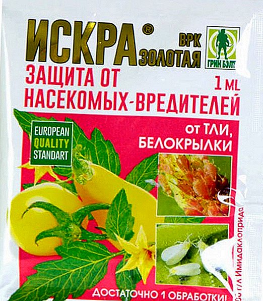 Instruksjoner for bruk av insektmiddelet "Iskra Zolotaya"