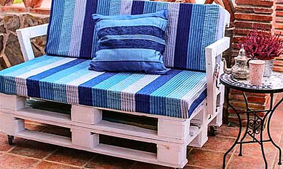 Making a sofa from pallets do it yourself