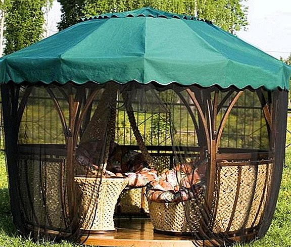 How to choose the grid for sun protection in the gazebo