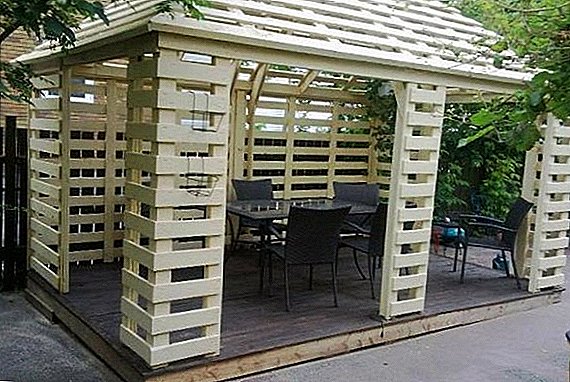 How to make a gazebo of pallets (pallets) with your own hands