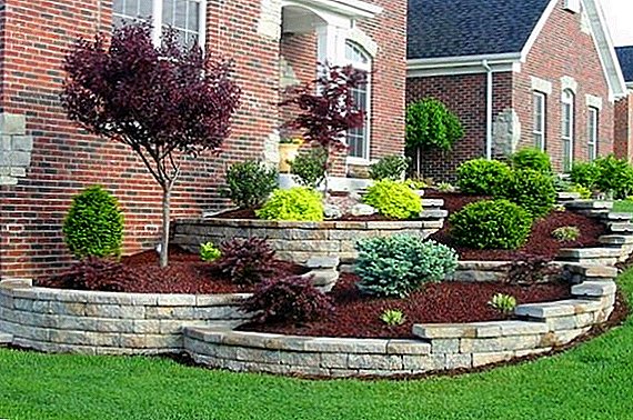 How to make a beautiful flower bed of stones?