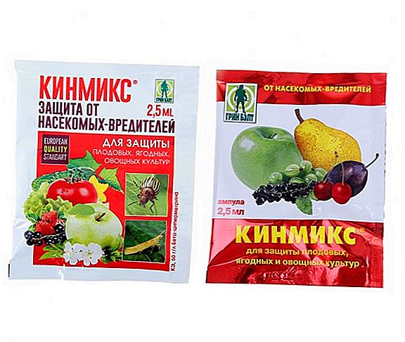 Kinmiks: instructions for use of the drug against leaf-eating pests