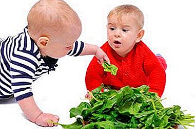 How is spinach useful and at what age can it be given to a child?