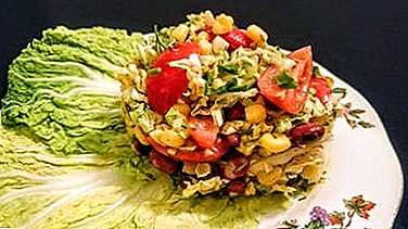 This is something new - a salad with beans and Chinese cabbage! Recipes and tips on how to make a delicious dish.