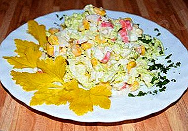 Hoe maak je een salade van peking-kool en krabsticks met komkommer? Stapsgewijze recepten met maïs en ander voedsel