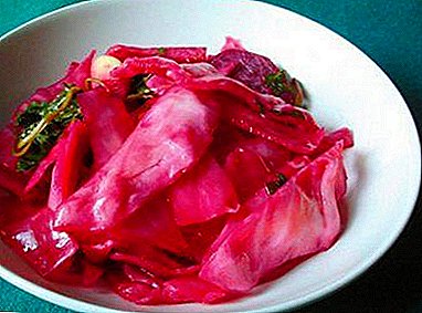 Very tasty and healthy. Marinated Instant Cabbage with Beetroot