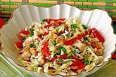 Useful yummy - Peking cabbage salad with Bulgarian pepper. Chicken and other recipes
