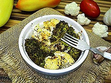 Plat d'accompagnement de brocoli et de chou-fleur délicieux et sain. Recettes de cuisine